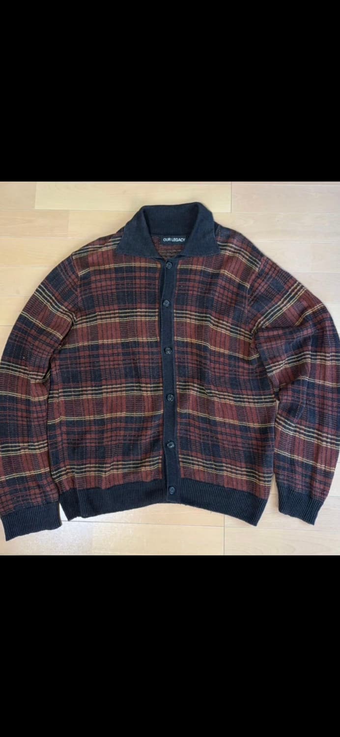 Ourlegacy 폴로니트 가디건 기저체크 상품이미지2