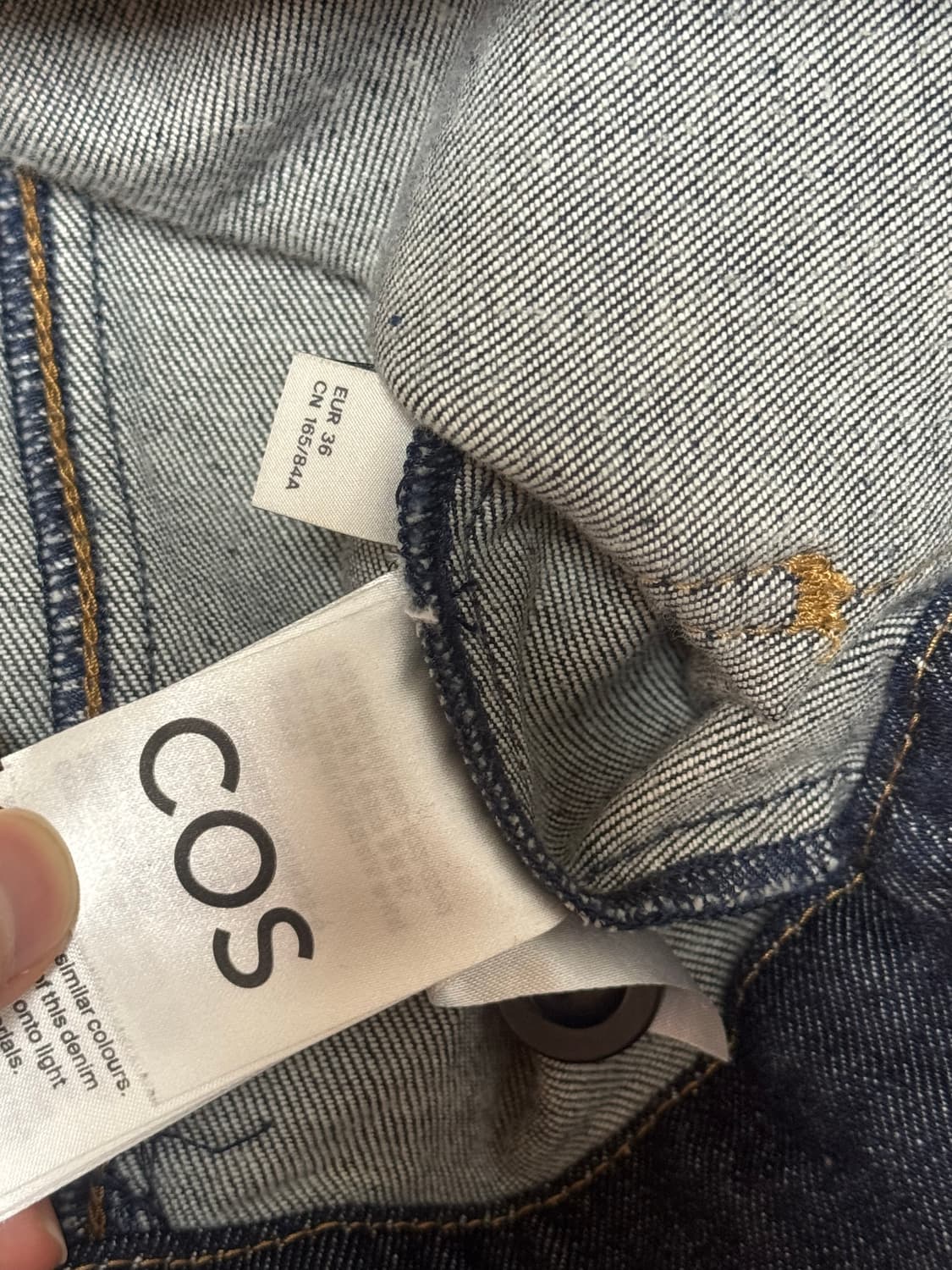 코스 크롭 유틸리티 데님 자켓 상품이미지6