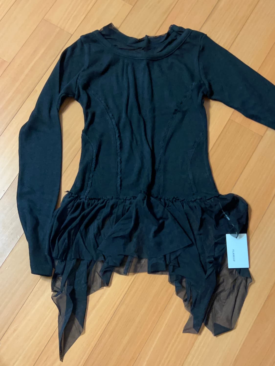 플레어업 레이어드 프릴 롱슬리브 상품이미지3