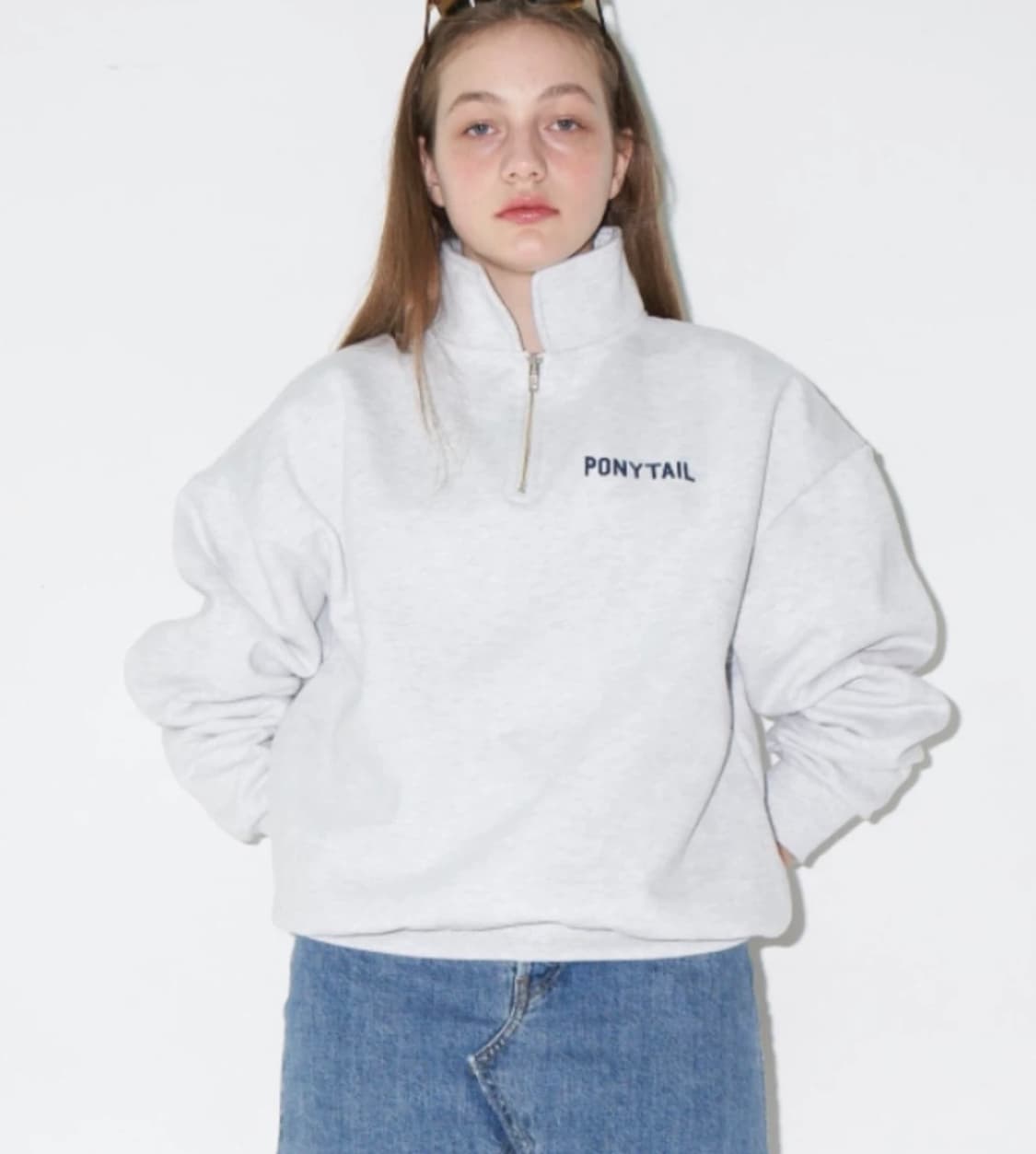 포니테일 맨투맨  상품이미지1