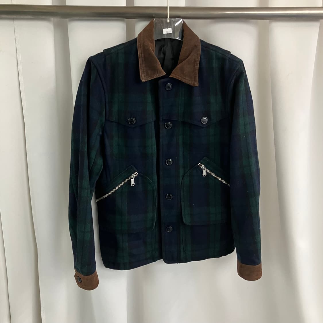 타케오 키쿠치 타탄 체크 울 자켓 2 상품이미지1