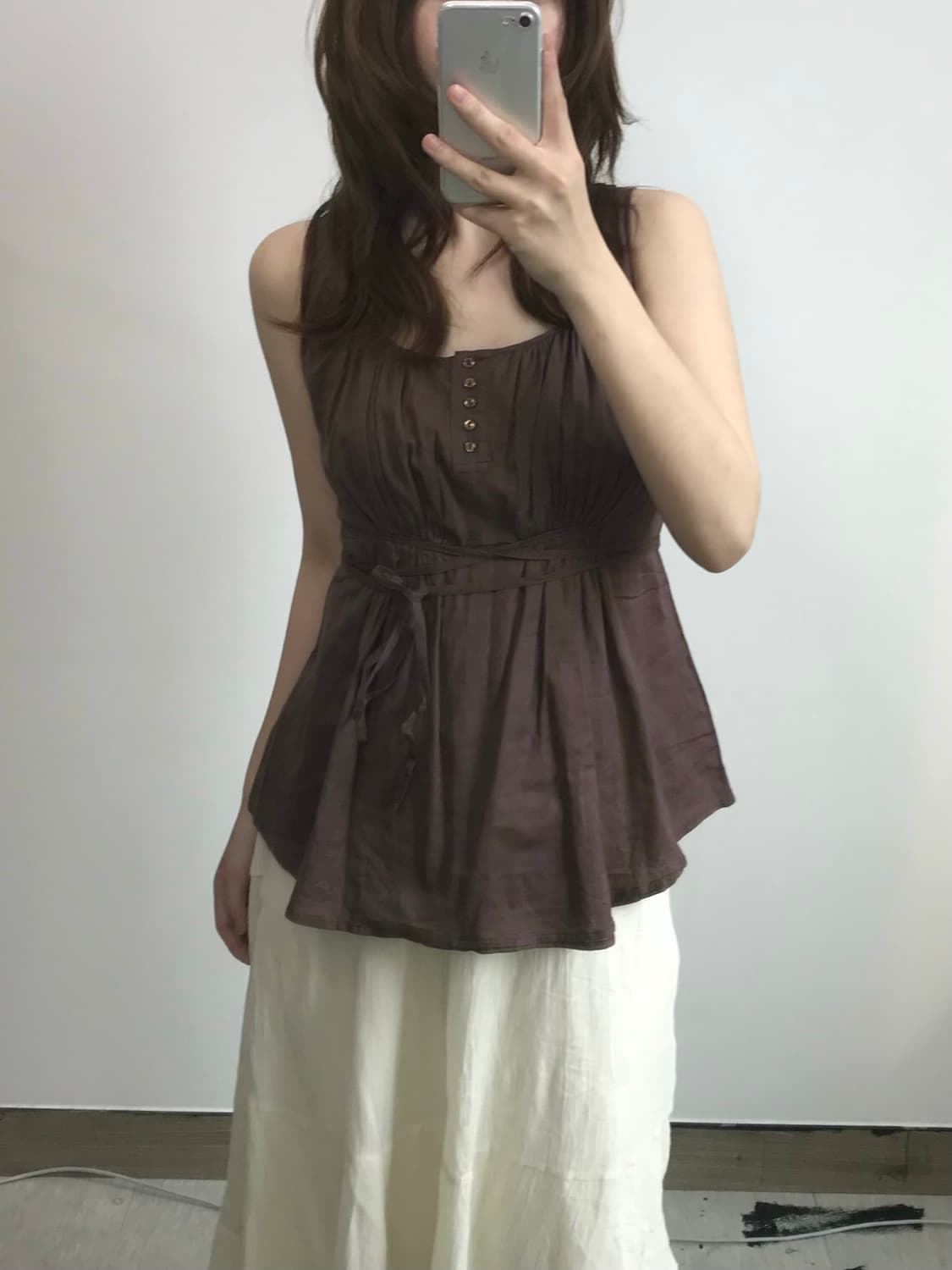 빈티지 스트랩 탑 상품이미지1