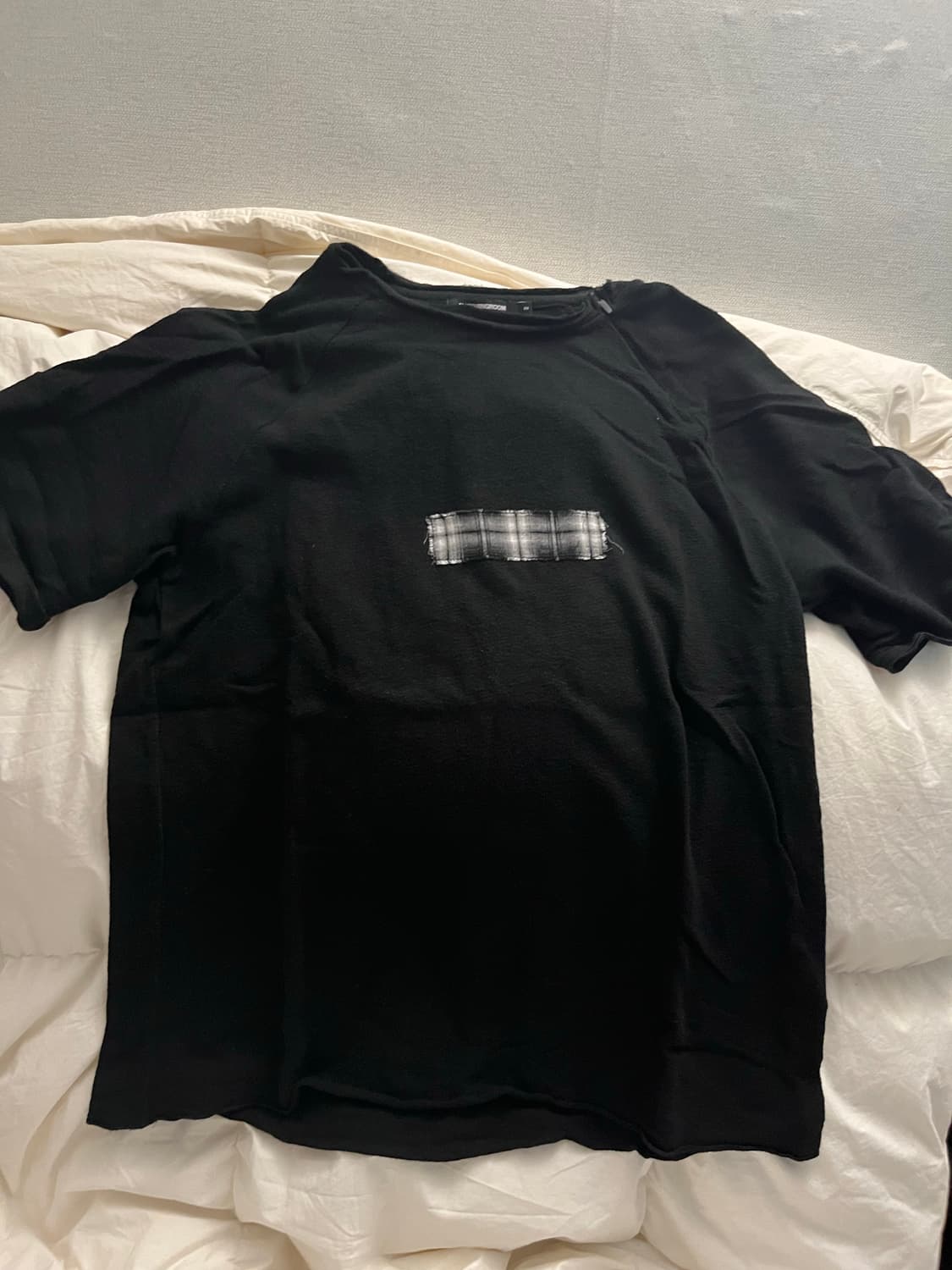 Slash Tee Check Box Black 상품이미지4