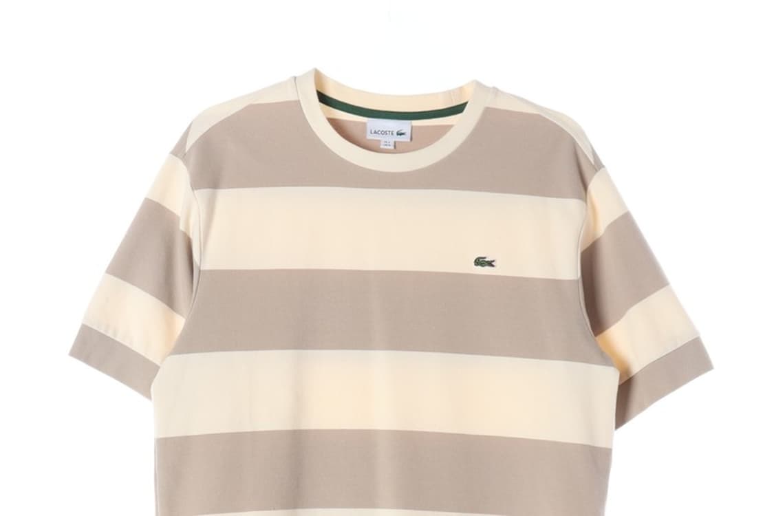 라코스테 볼드 스트라이프 반팔 티셔츠 4 상품이미지3