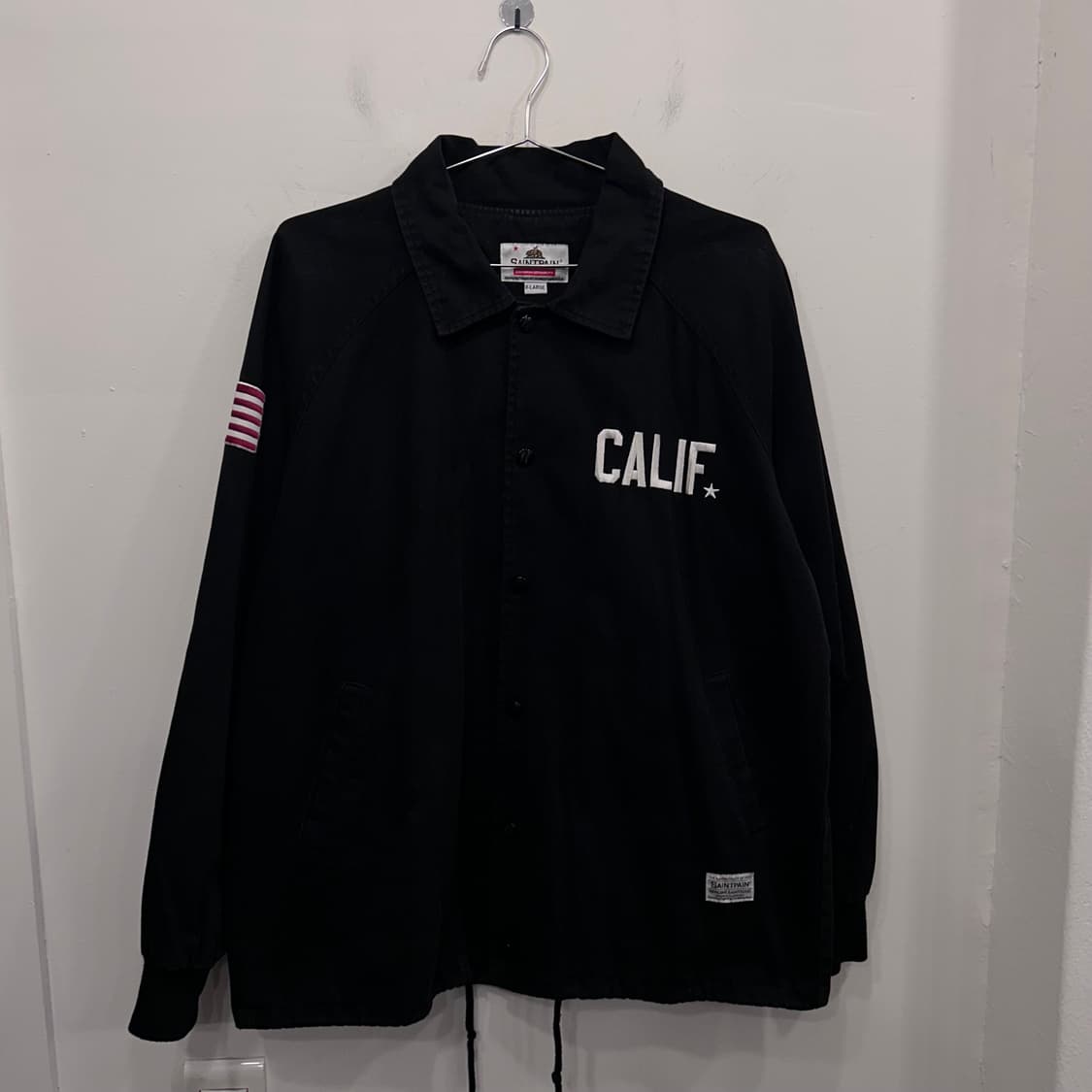 세인트페인 칼리프 자수 팁 래글런 코튼 자켓 상품이미지2