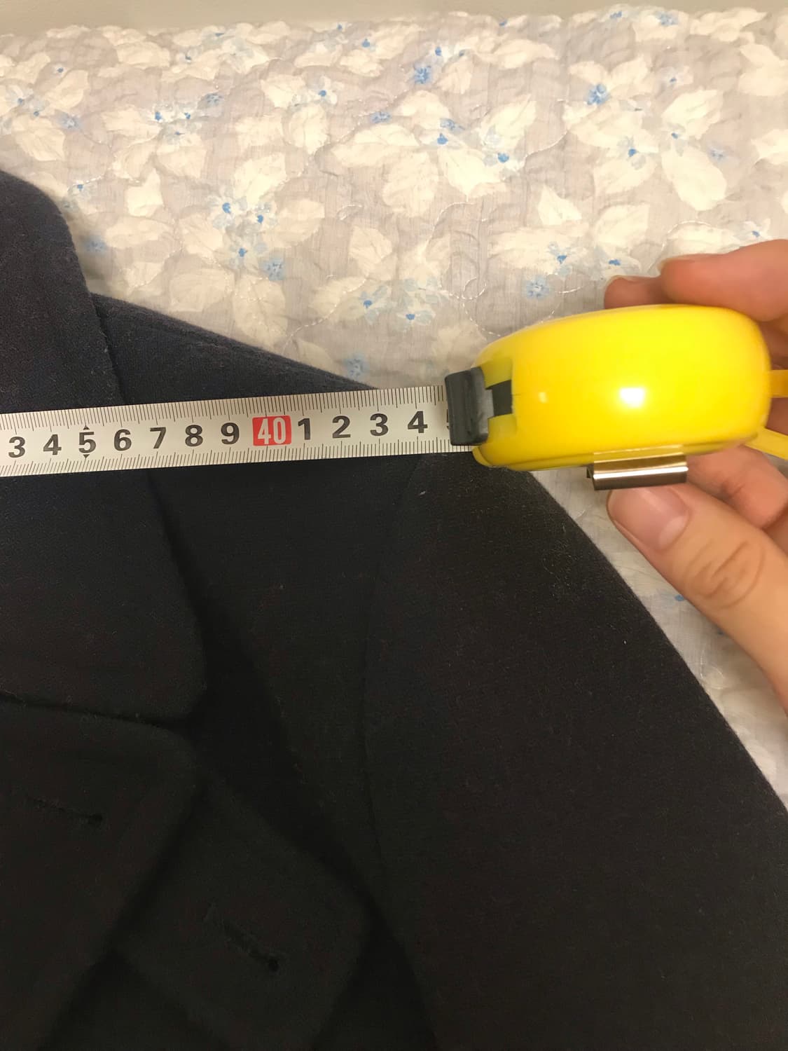 더블브레스티드 반코트(네이비색) 상품이미지5