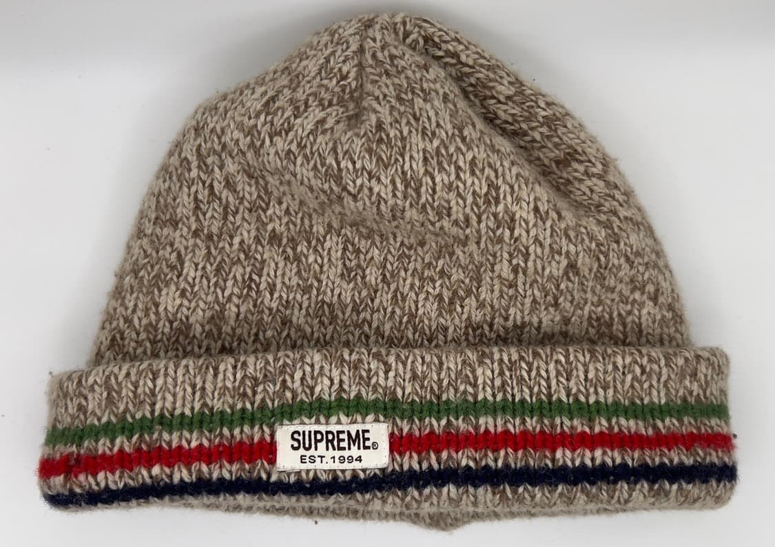 12FW 슈프림 래그 울 비니 탄 상품이미지1