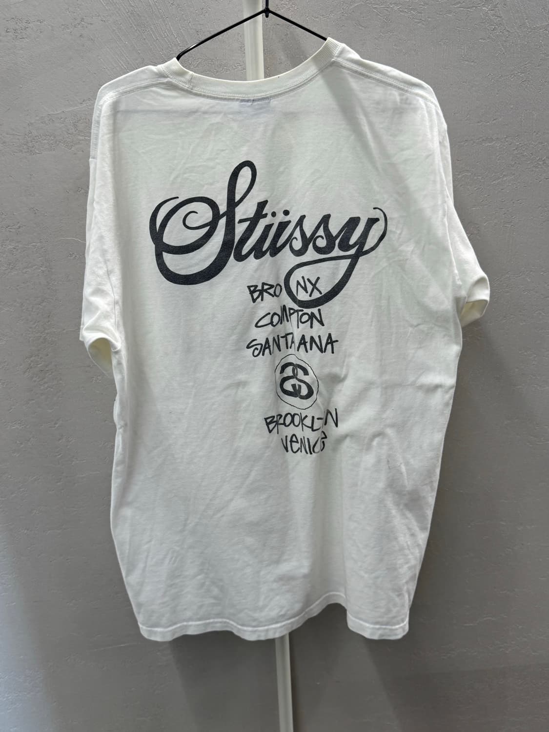 스투시 월드투어 반팔티 L 상품이미지6