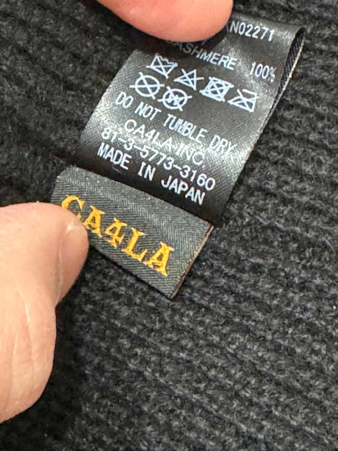 CA4LA 카시라 캐시미어 비니 상품이미지4