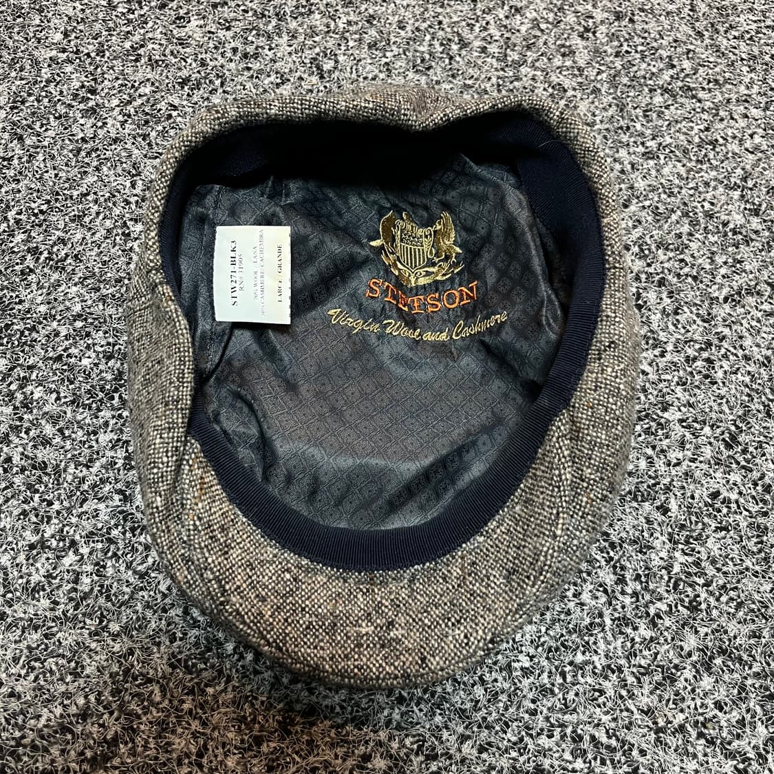 스텟슨 STETSON 헤링본 헌팅캡 뉴스보이캡 상품이미지2