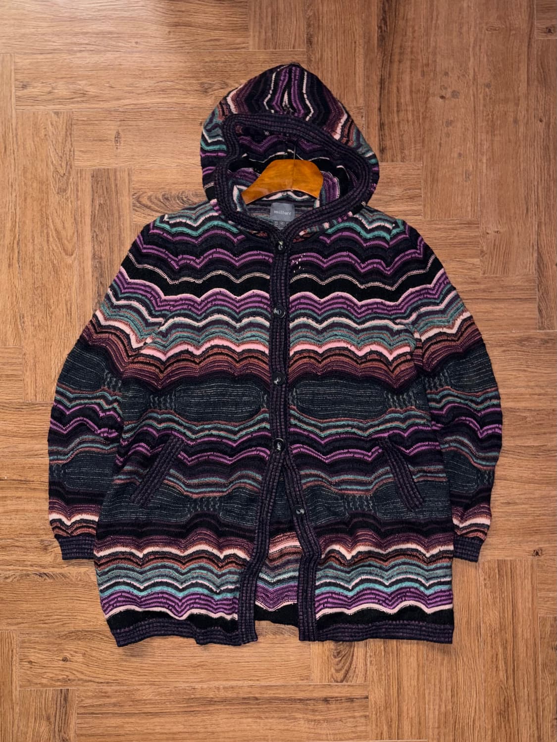 milluce 빈티지 멀티컬러 가디건 상품이미지3