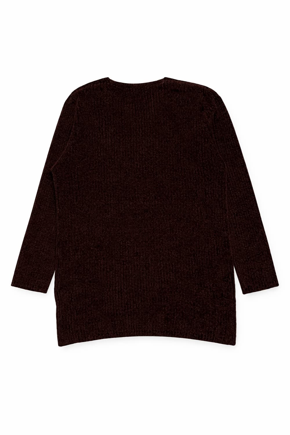 JPN 00s 일본 빈티지 y2k 모리걸 벨벳 셔닐 브이넥 니트 스웨터 상품이미지2