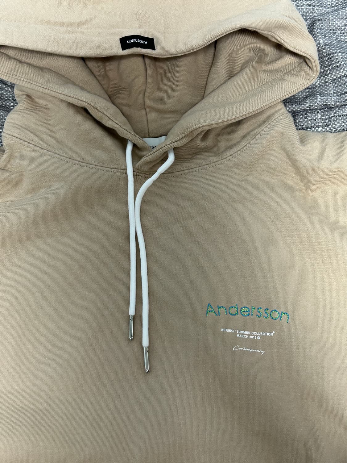 앤더슨벨 베이지 후드 상품이미지2