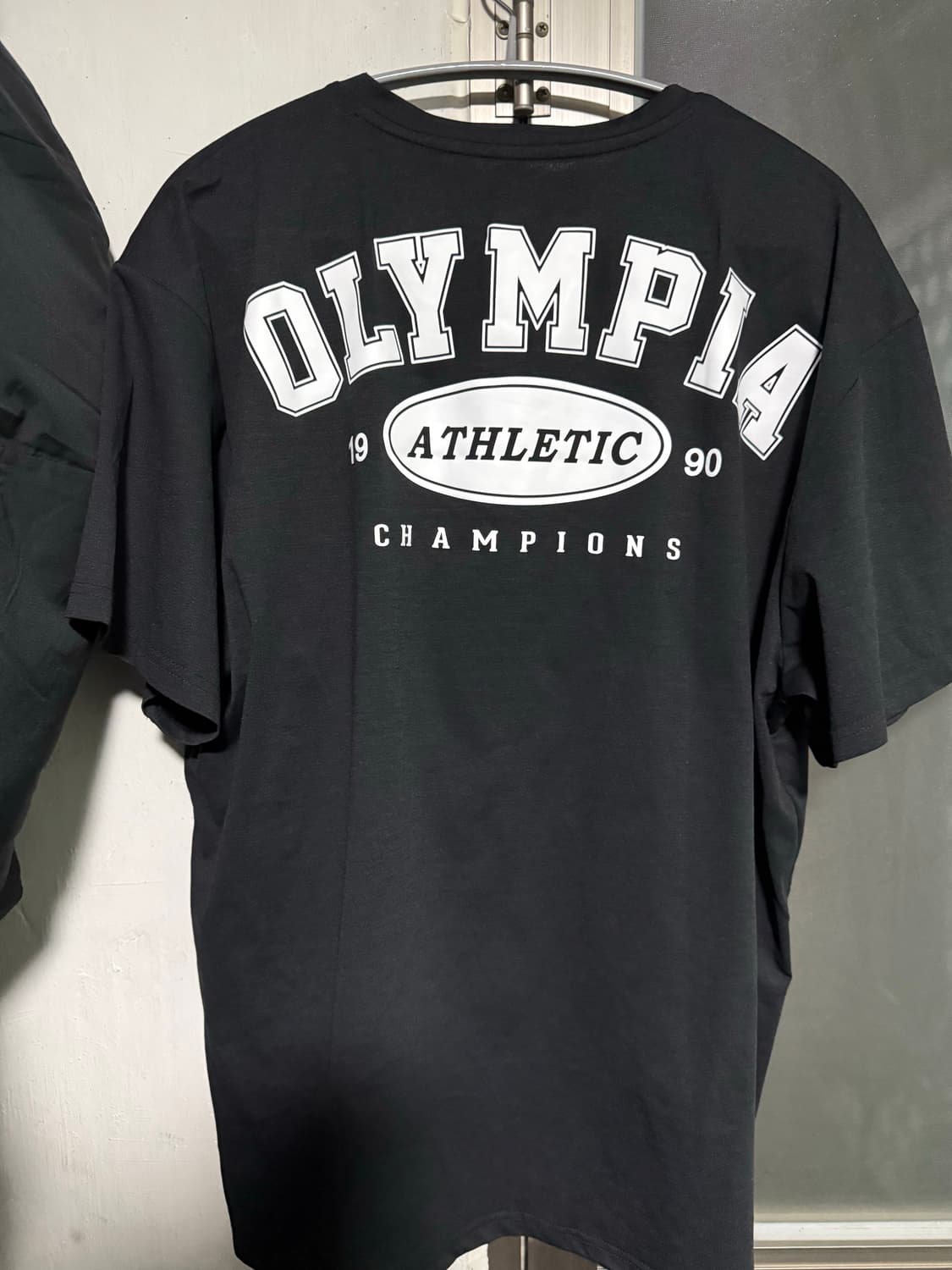 올림피아 기능성 블랙 티셔츠 xl 상품이미지2