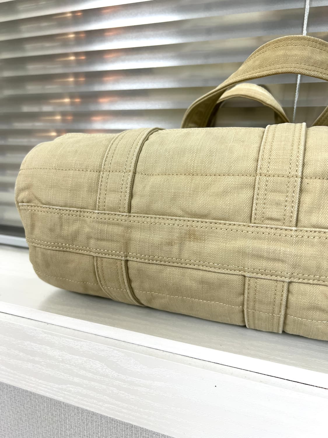 PORTER-CANVAS BOSTON BAG M (Beige)  상품이미지9
