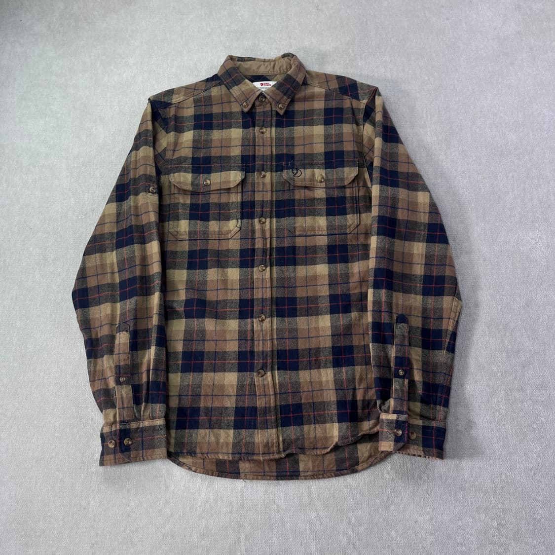 95 피엘라벤 싱기 헤비 플란넬 체크셔츠 상품이미지1