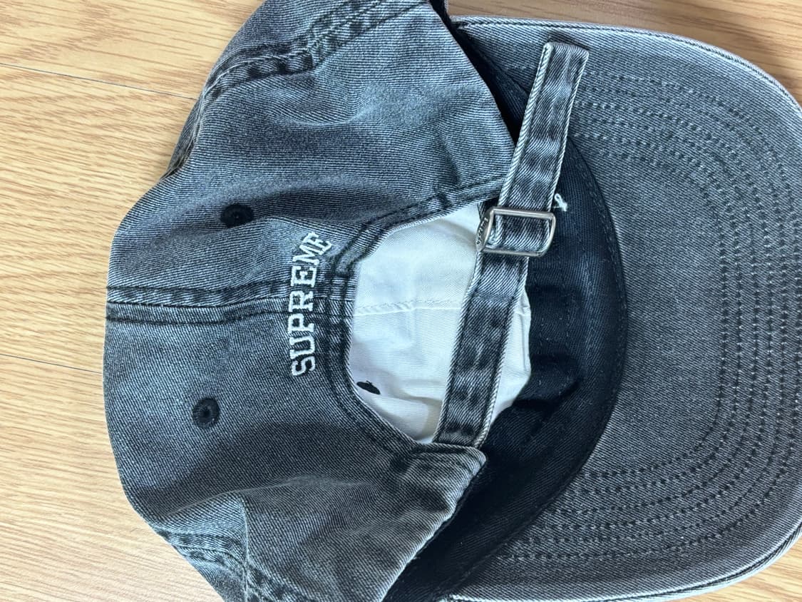 슈프림 피그먼트 프린트 s로고 6패널 캡 모자 블랙 상품이미지3