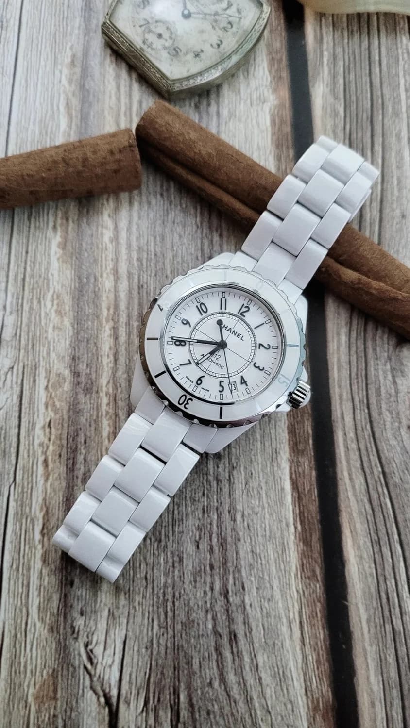 [특가상품]정품 샤넬 J12 38mm 화이트 오토메틱 시계 구성품있음 상품이미지6