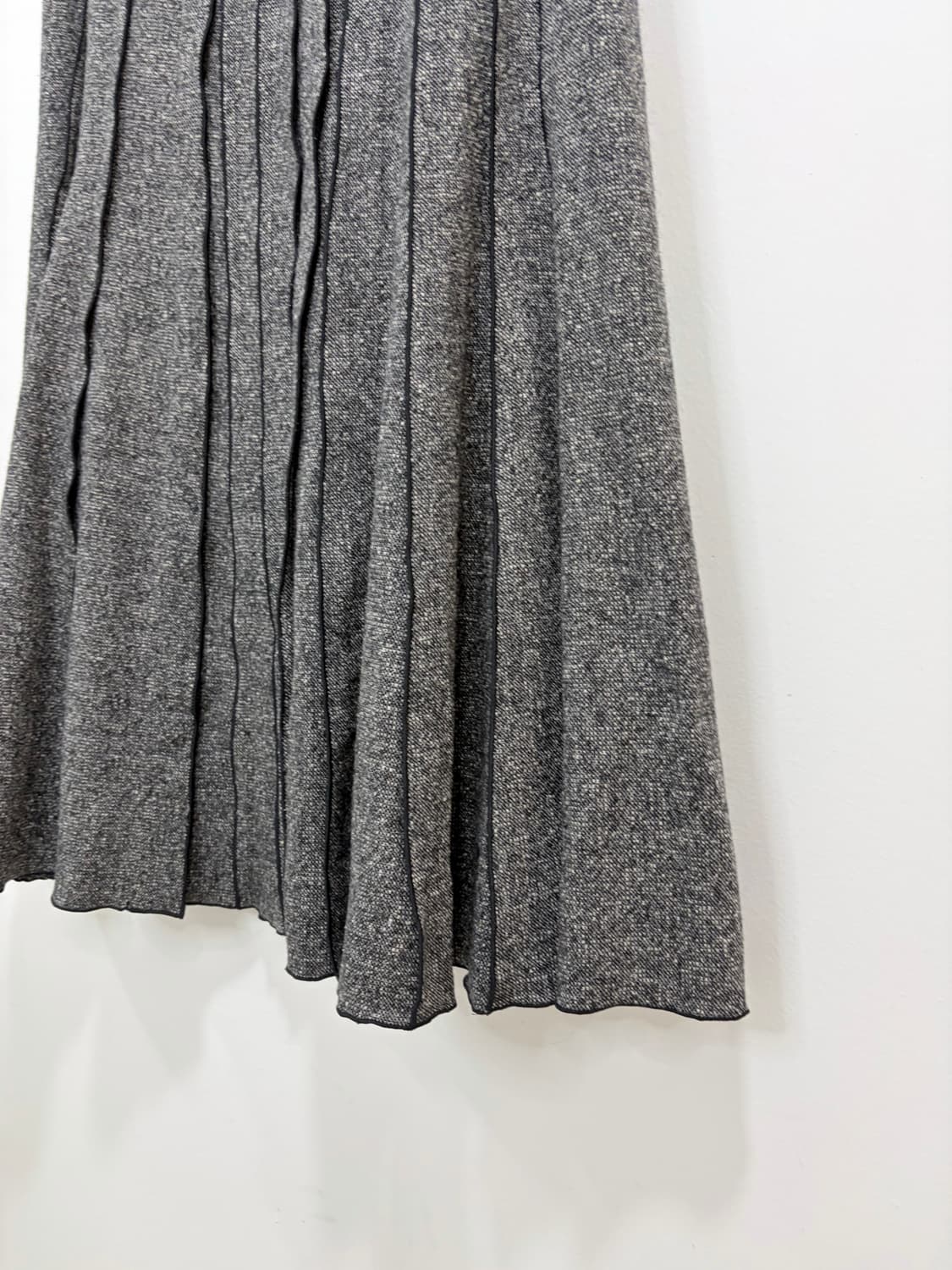 사선 울 스커트 치마 상품이미지2