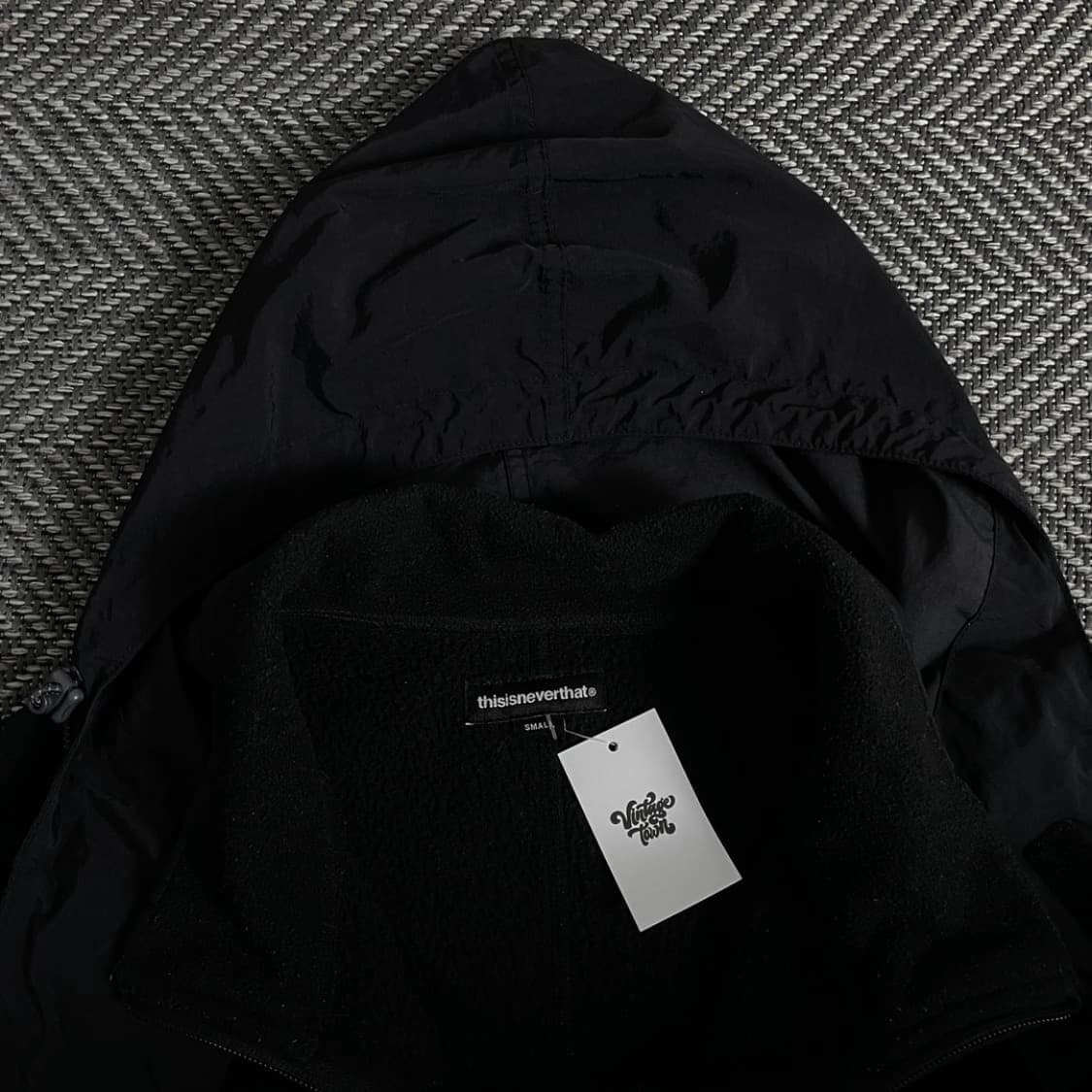 디스이즈네버댓 스펠 빅로고 후드 플리스 자켓o 4865 상품이미지4