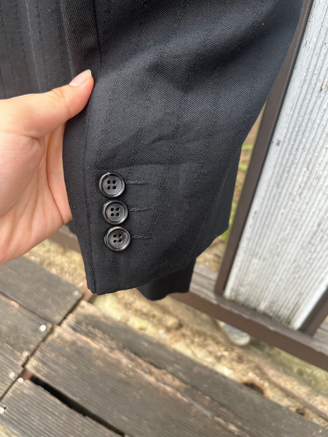 꼼데가르송 옴므 AD2000 울 스트라이프 블레이저 상품이미지3