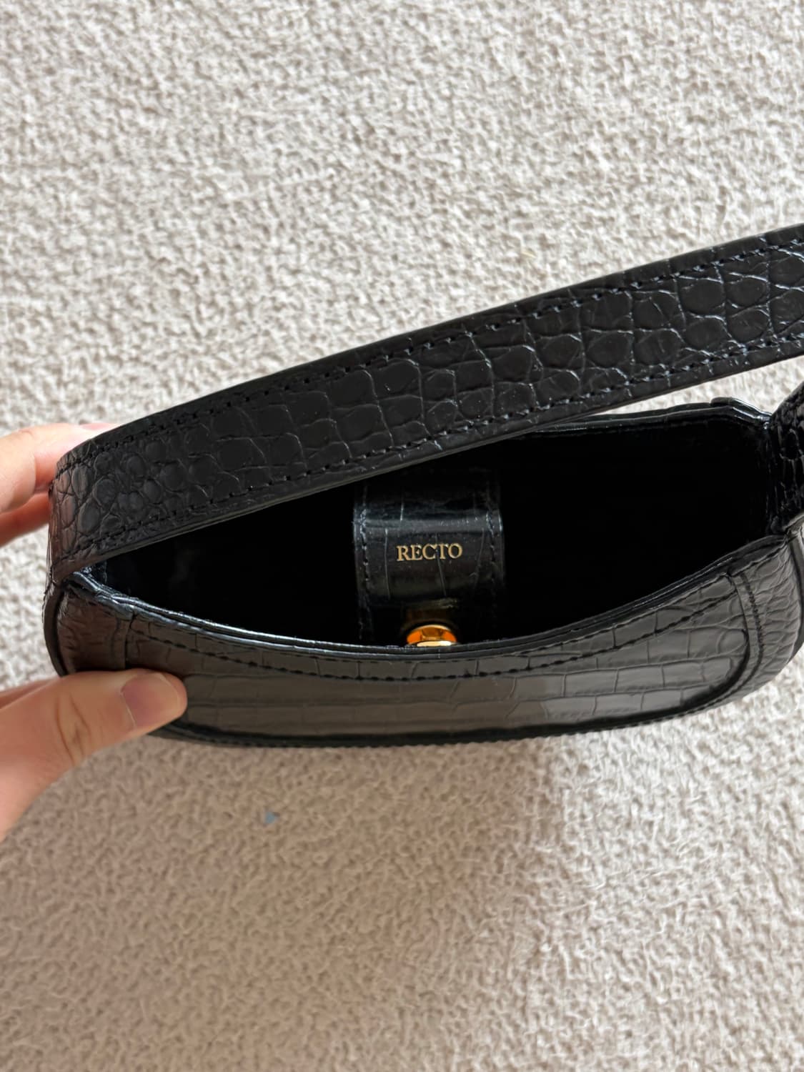 RECTO 가죽 미니 크로스백 상품이미지4