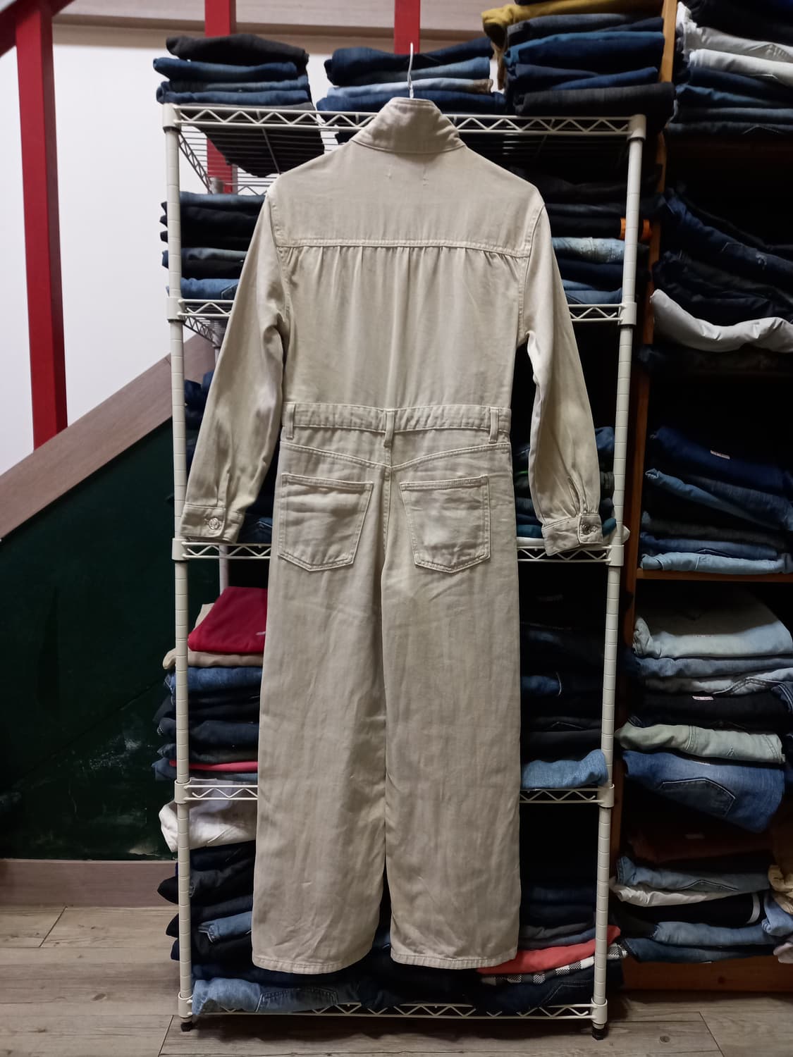 S80(26) 새상품 ZARA 점프수트 베이지 S-212(26) 상품이미지2