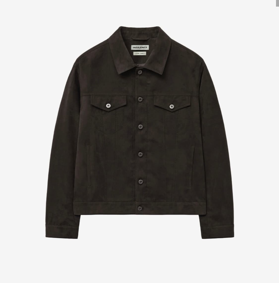 인사일런스 포우 스웨이드 트러커 자켓 BROWN 상품이미지1