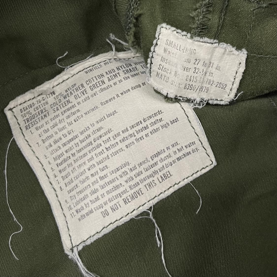 70s 미군 M-65 필드 팬츠 (~31“) 상품이미지8