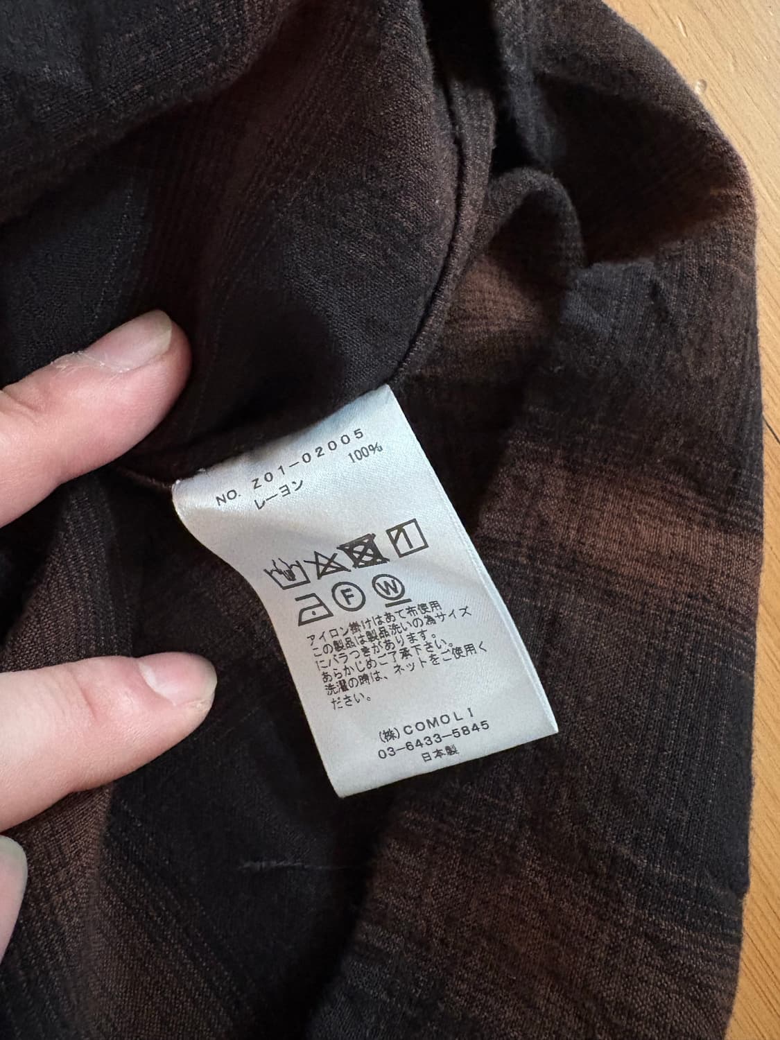 코모리 오픈카라 레이온 셔츠 4 상품이미지6