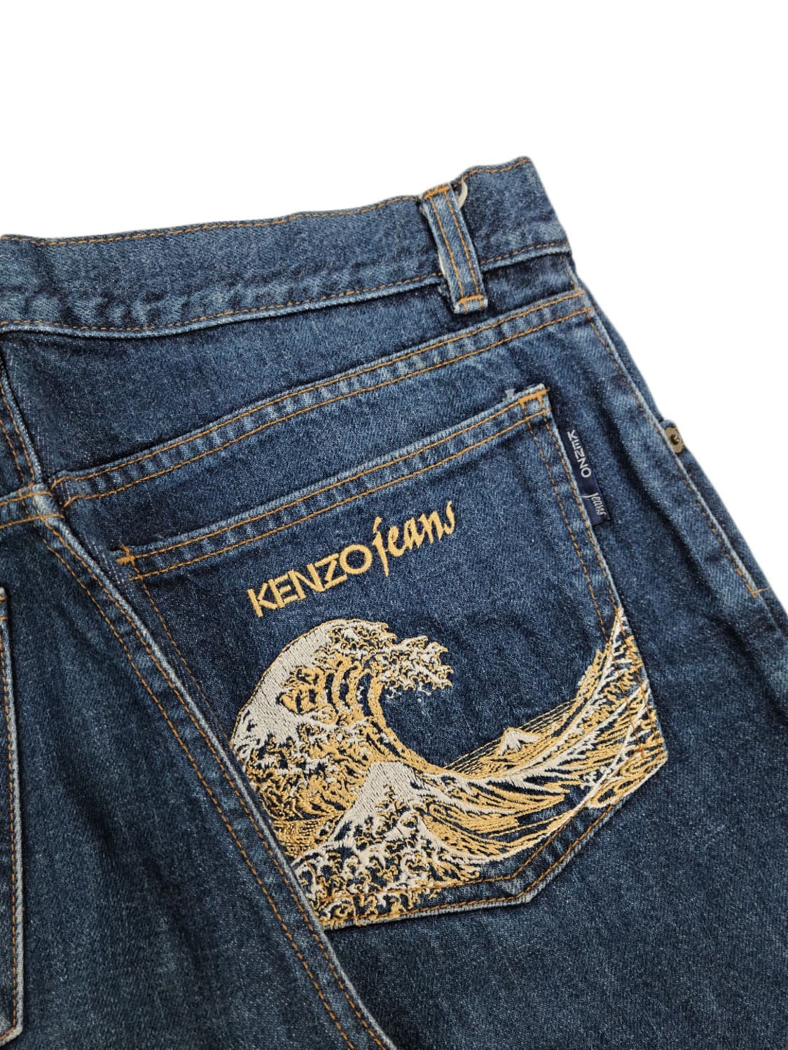 32)90s 겐조 진즈 데님 팬츠 상품이미지3