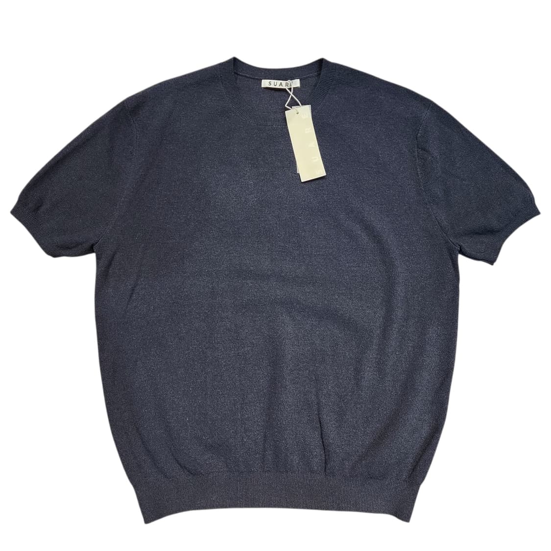 수아레 반팔 니트 네이비 새상품 (XL) 상품이미지1