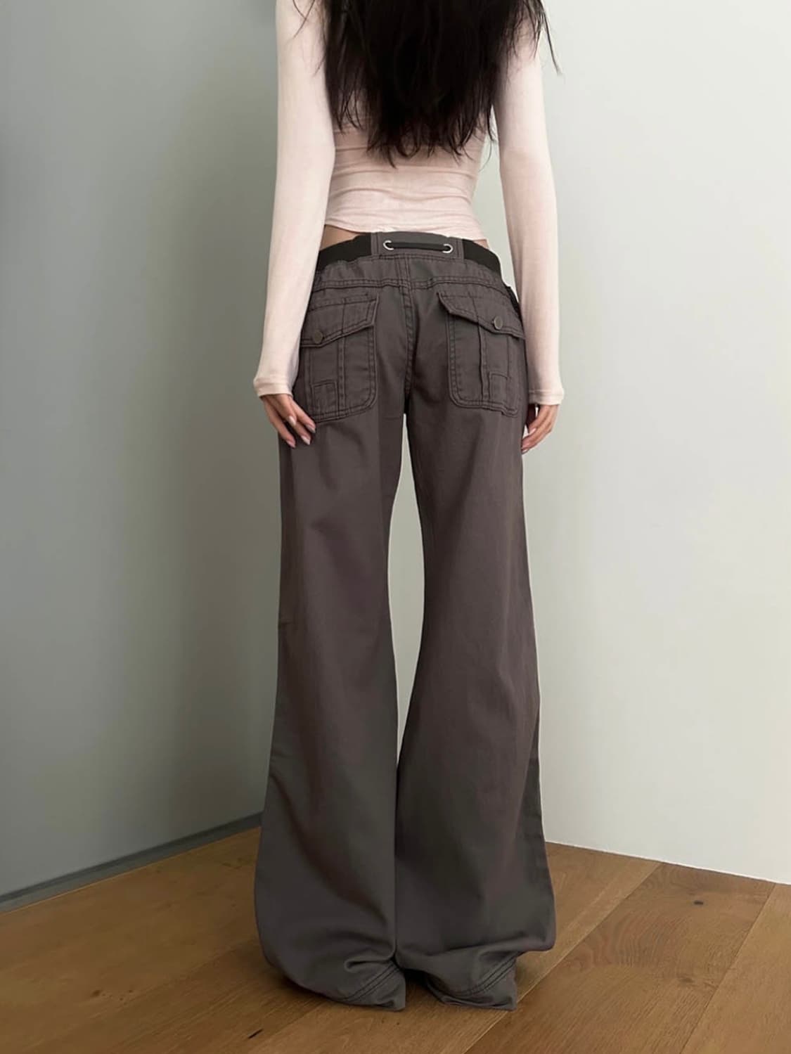 사토미라디오 Banding low pocket pants 상품이미지10