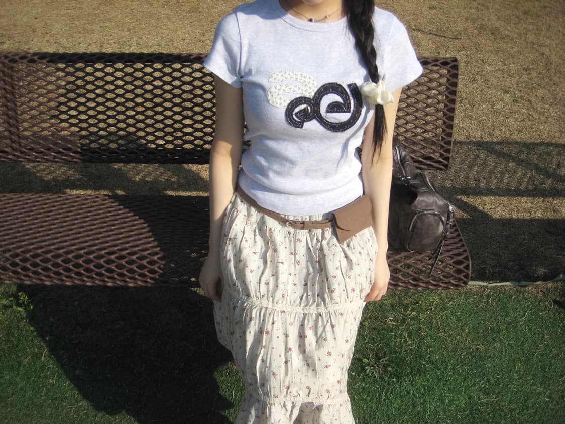 Aeae PATTERN TIERED SKIRT [BEIGE] 상품이미지3