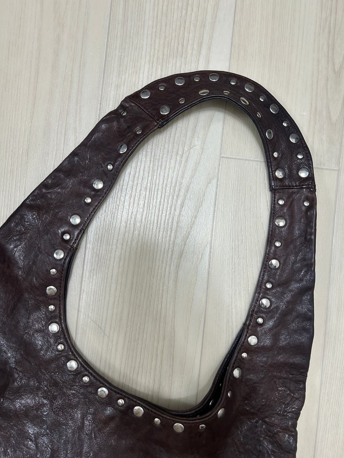 기마구아스 franca 프랑카 램스킨 숄더백 브라운 상품이미지5