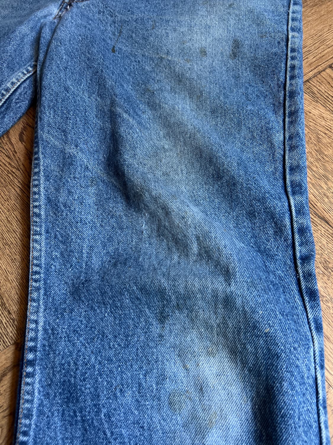 [40]리바이스 오렌지탭 619 더티 워싱 데님 팬츠 상품이미지4