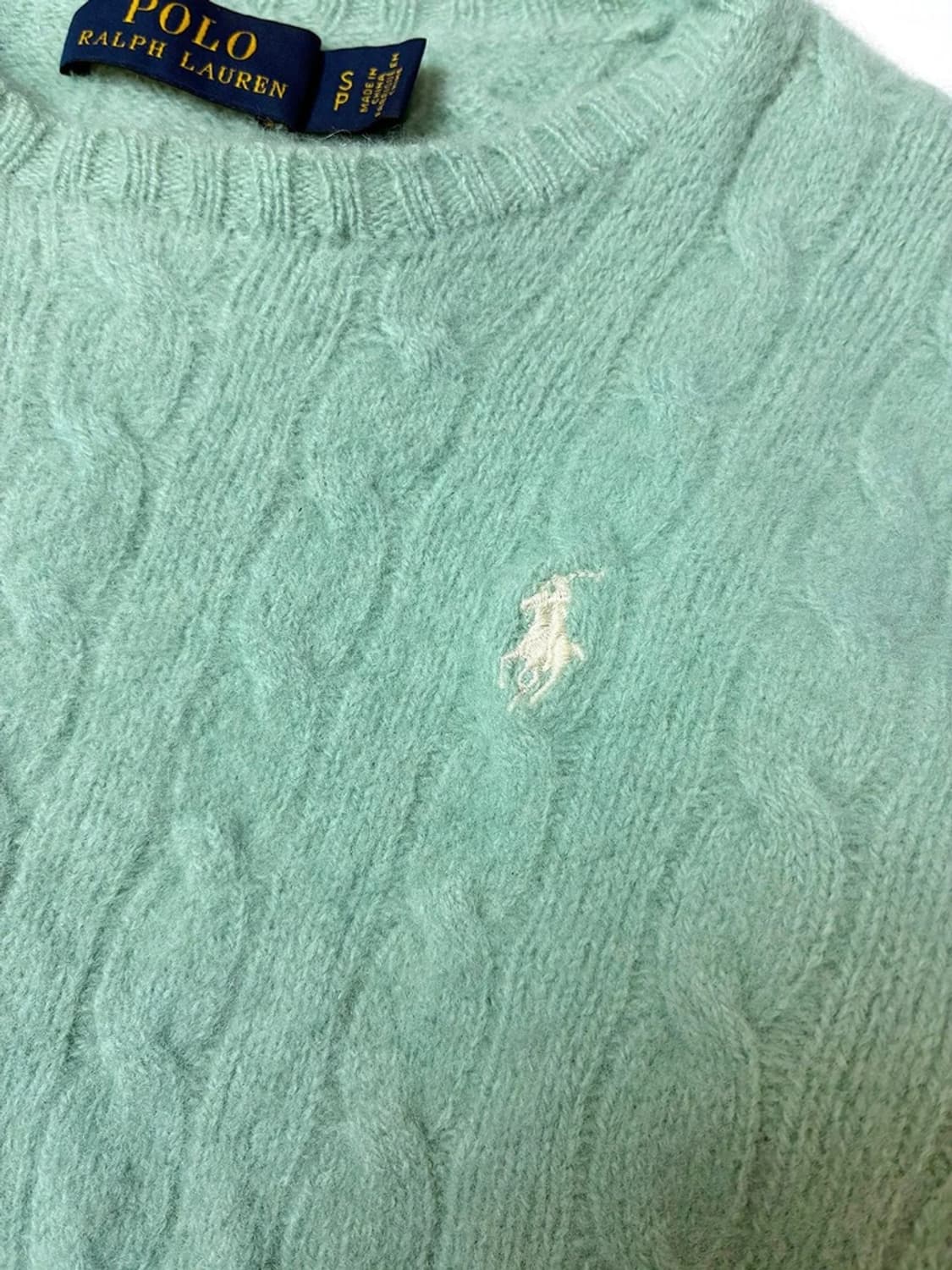 폴로 랄프로렌 캐시미어 울 꽈배기 니트 PN5380 상품이미지3
