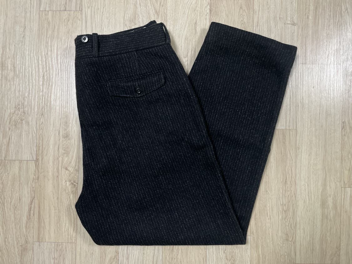 36~38) 70's 울리치 스트라이프 울 매키노팬츠(RRL&LVC&폴로 상품이미지1