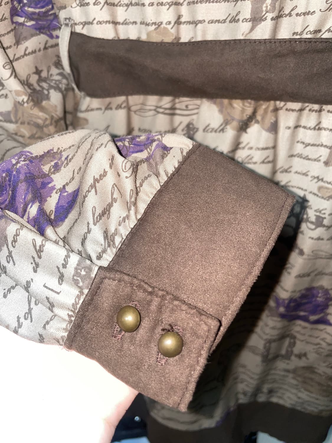 Ank rouge 앙크루즈 레터링 엔틱원피스 라떼갸루 상품이미지5