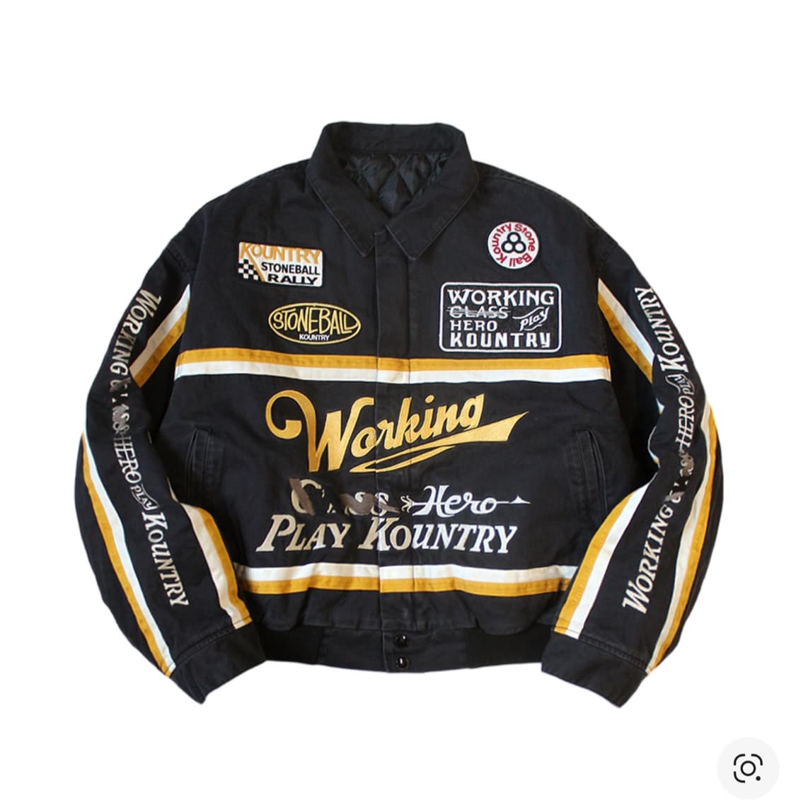 캐피탈 치노 AD 레이싱 드리즐러 자켓 블랙 4 사이즈 구매합니다 상품이미지1