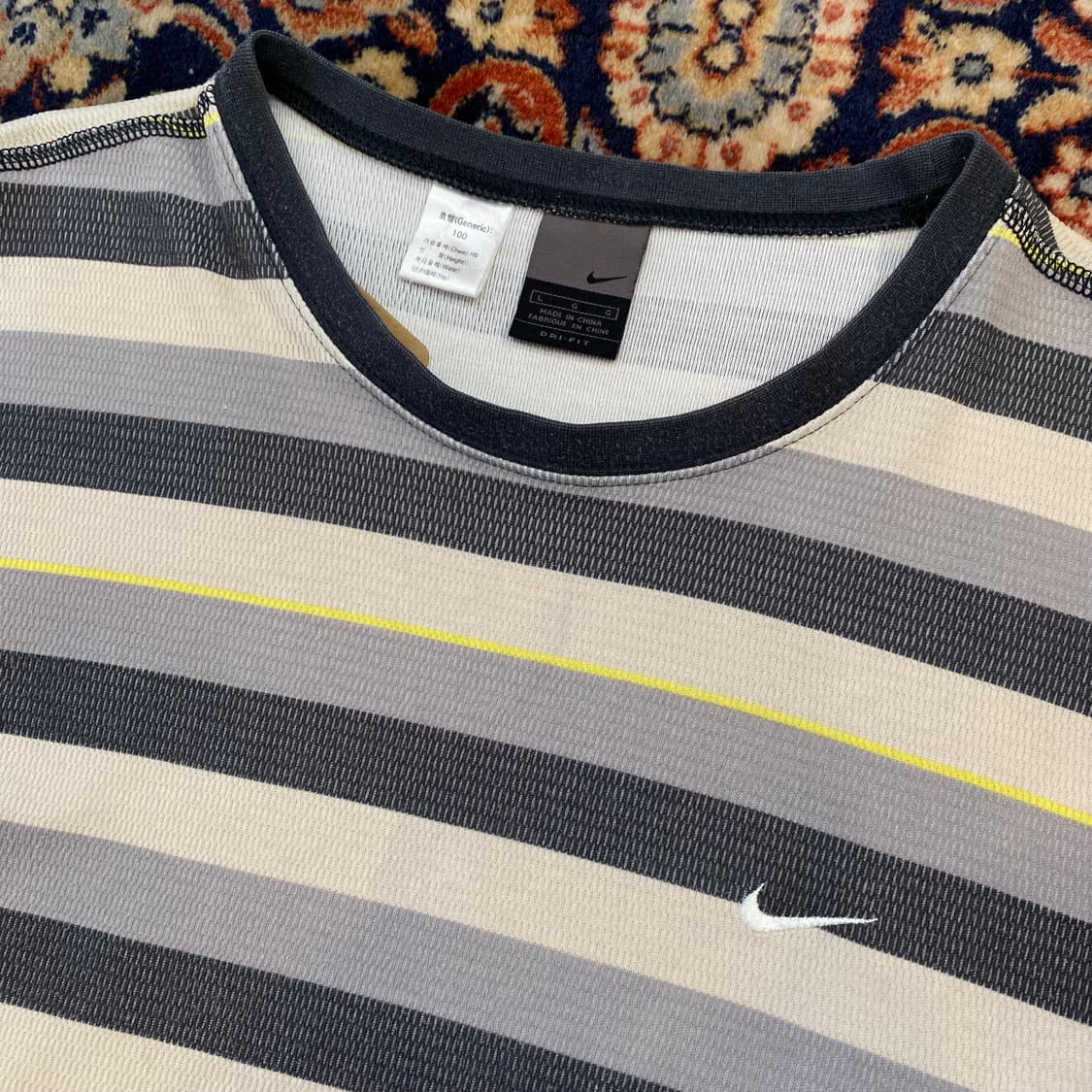 🌊00s Nike multi stripe Dri-fit Tee 상품이미지4