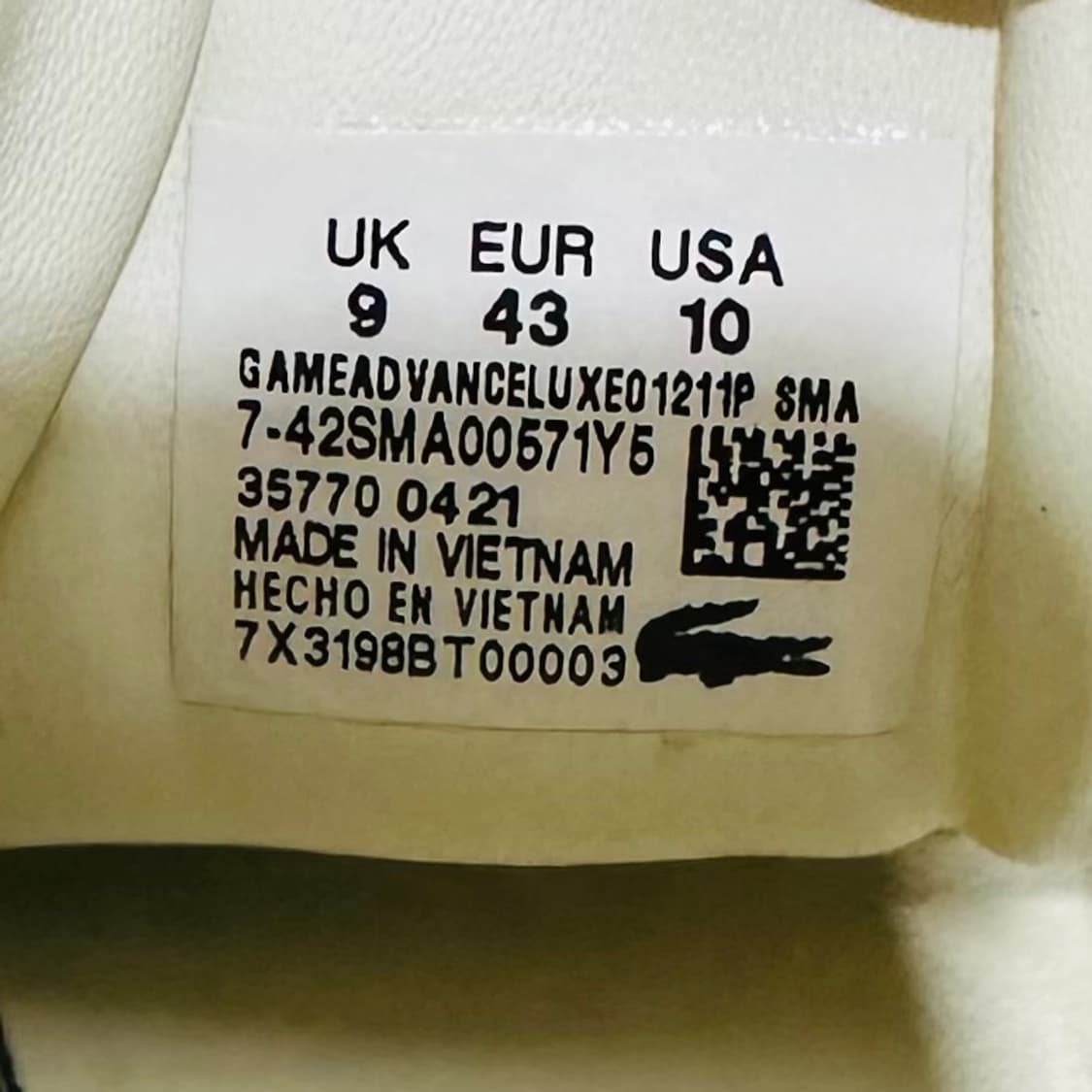 UK9 280) 라코스테 테니스화 남성 남자 스니커즈  어드밴스 럭스 상품이미지9