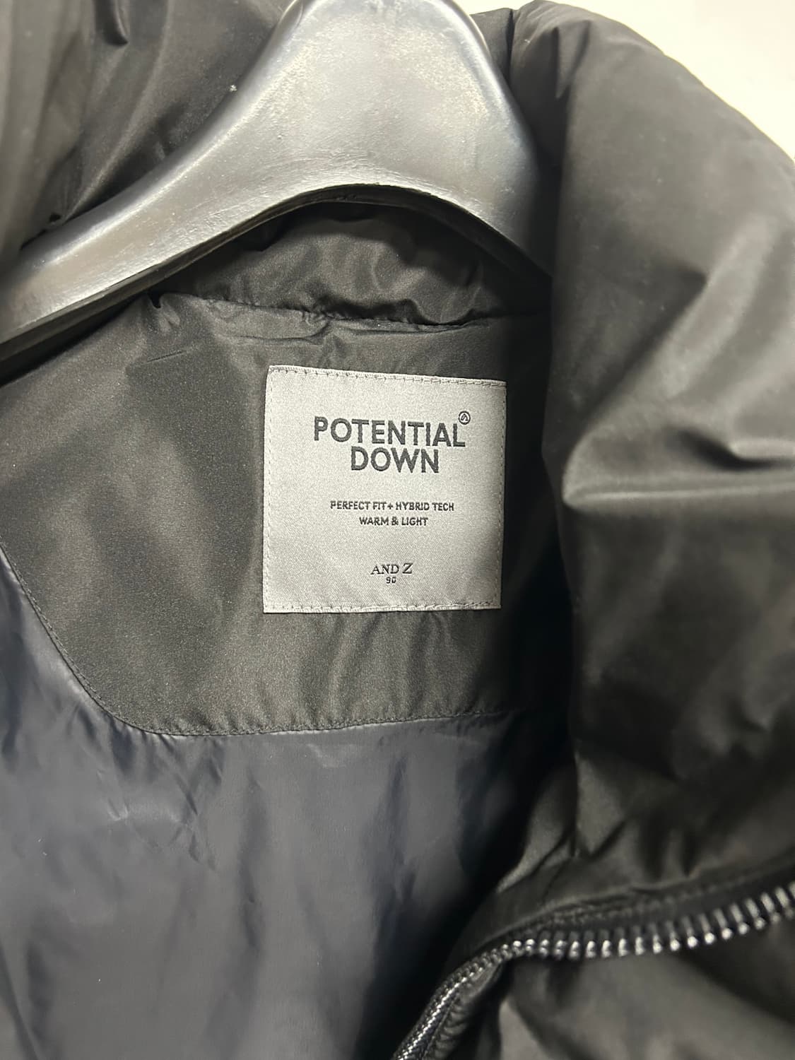 AND Z 남여공용 구스다운 숏패딩 90 상품이미지7