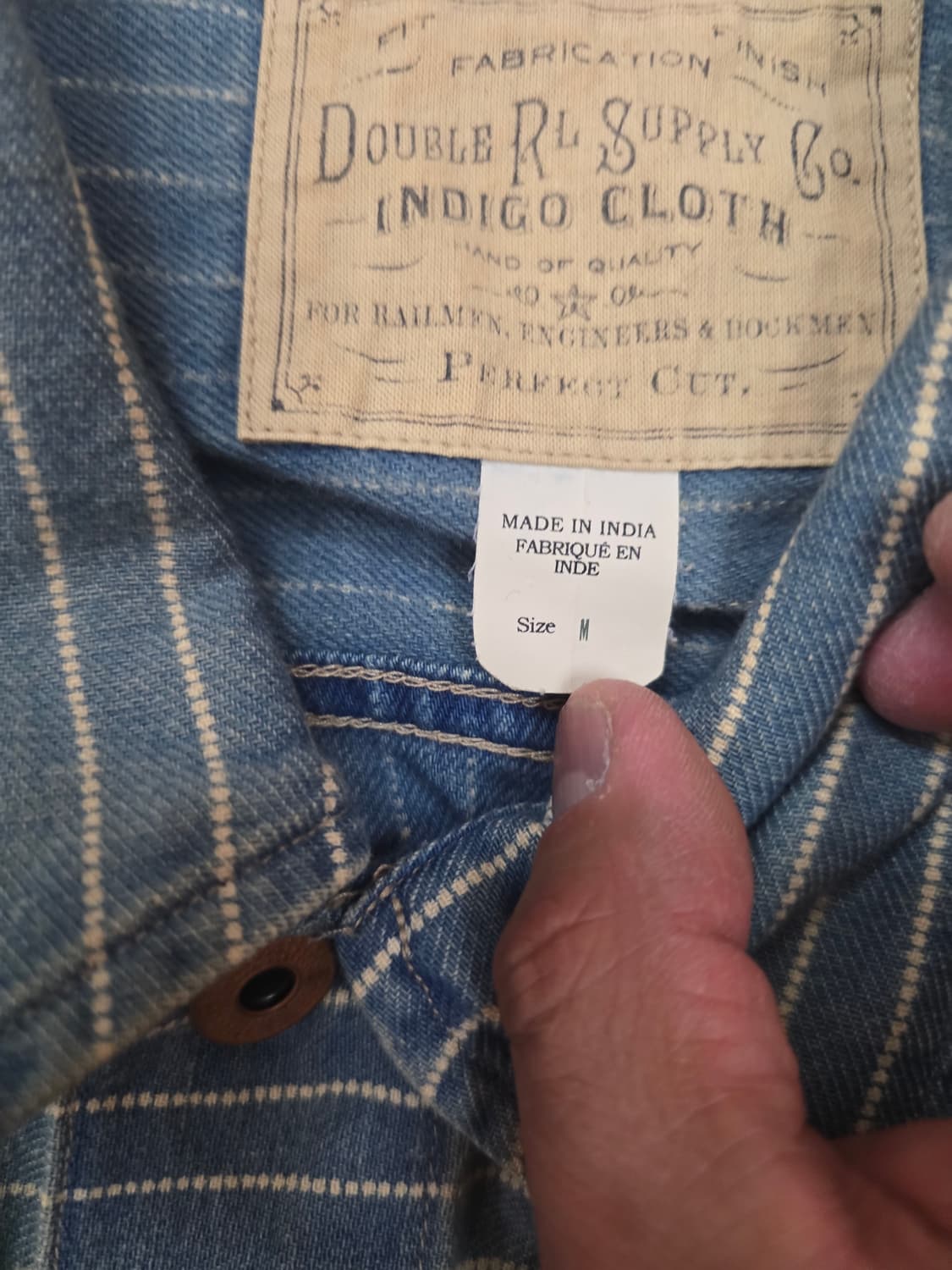 더블알엘  트러커 자켓 판매합니다 상품이미지4