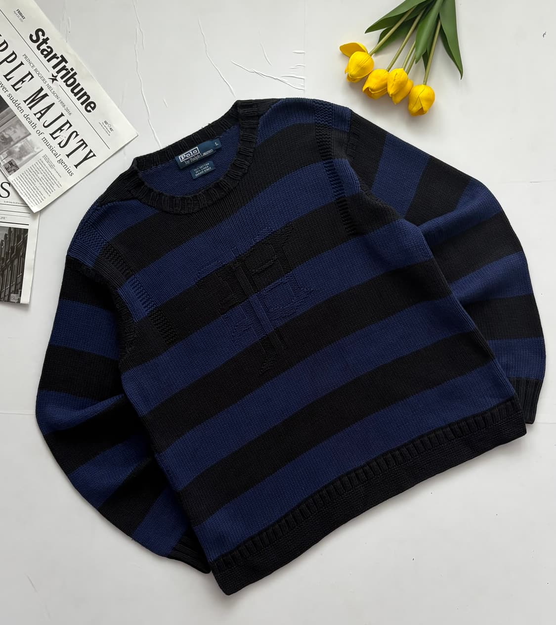 Polo 폴로랄프로렌 스트라이프 니트 상품이미지1