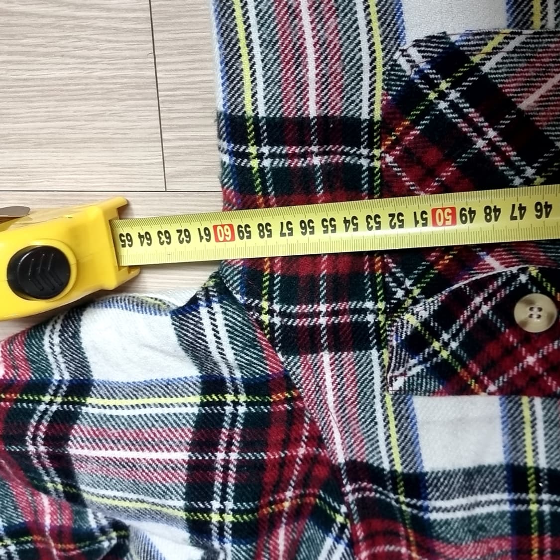 미제 헌터 체크 남방 셔츠(105) 상품이미지7