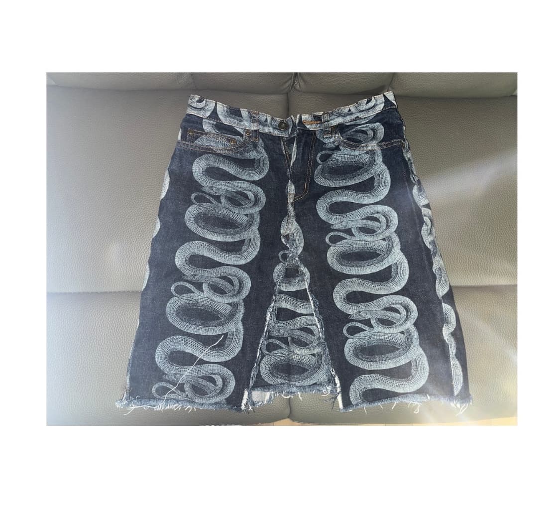 히스테릭글래머 스네이크 커스텀 스커트 상품이미지1