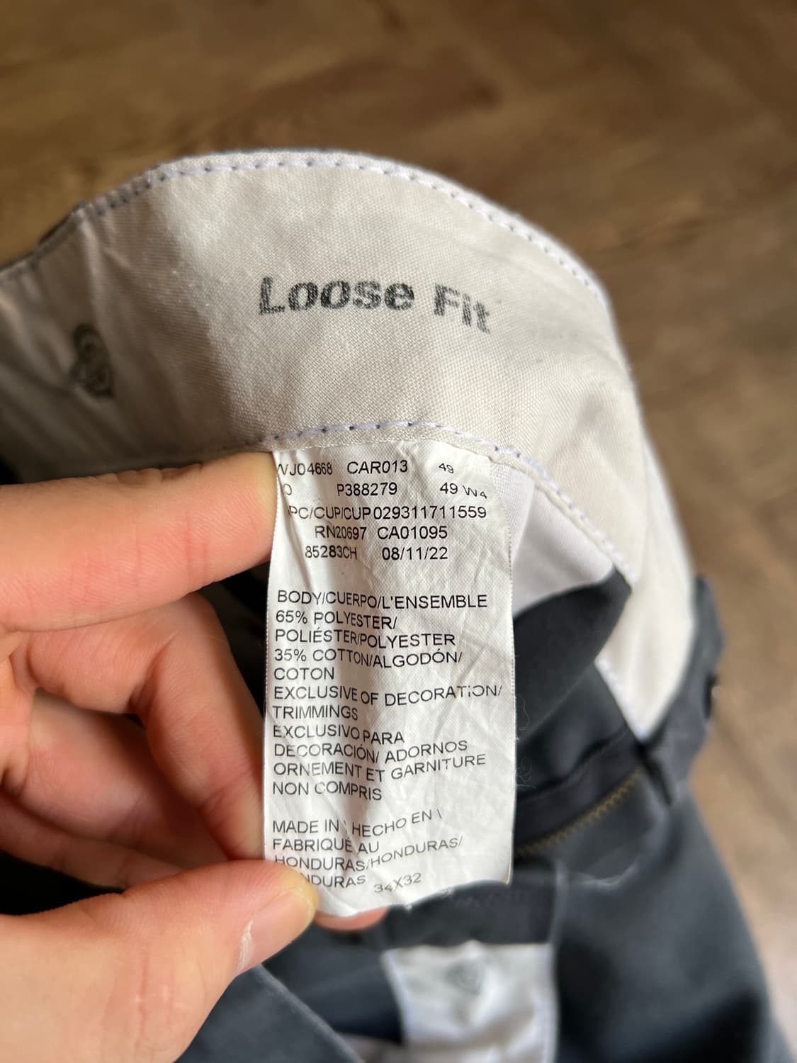 [34]디키즈 USA 차콜그레이 더블니 워크 팬츠 상품이미지7