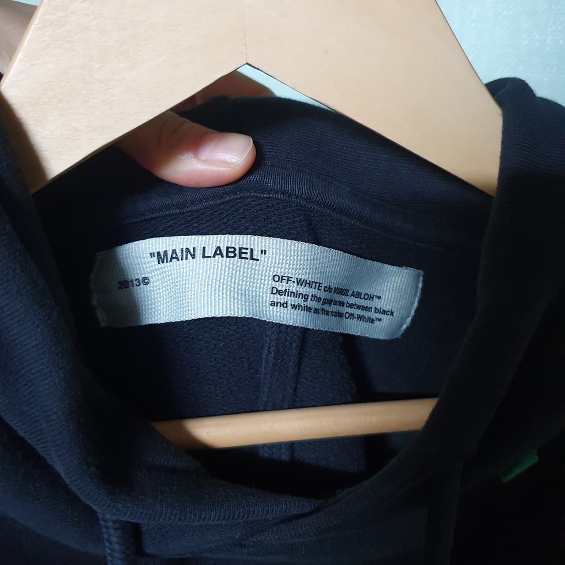 오프화이트 후드티 xl 상품이미지4