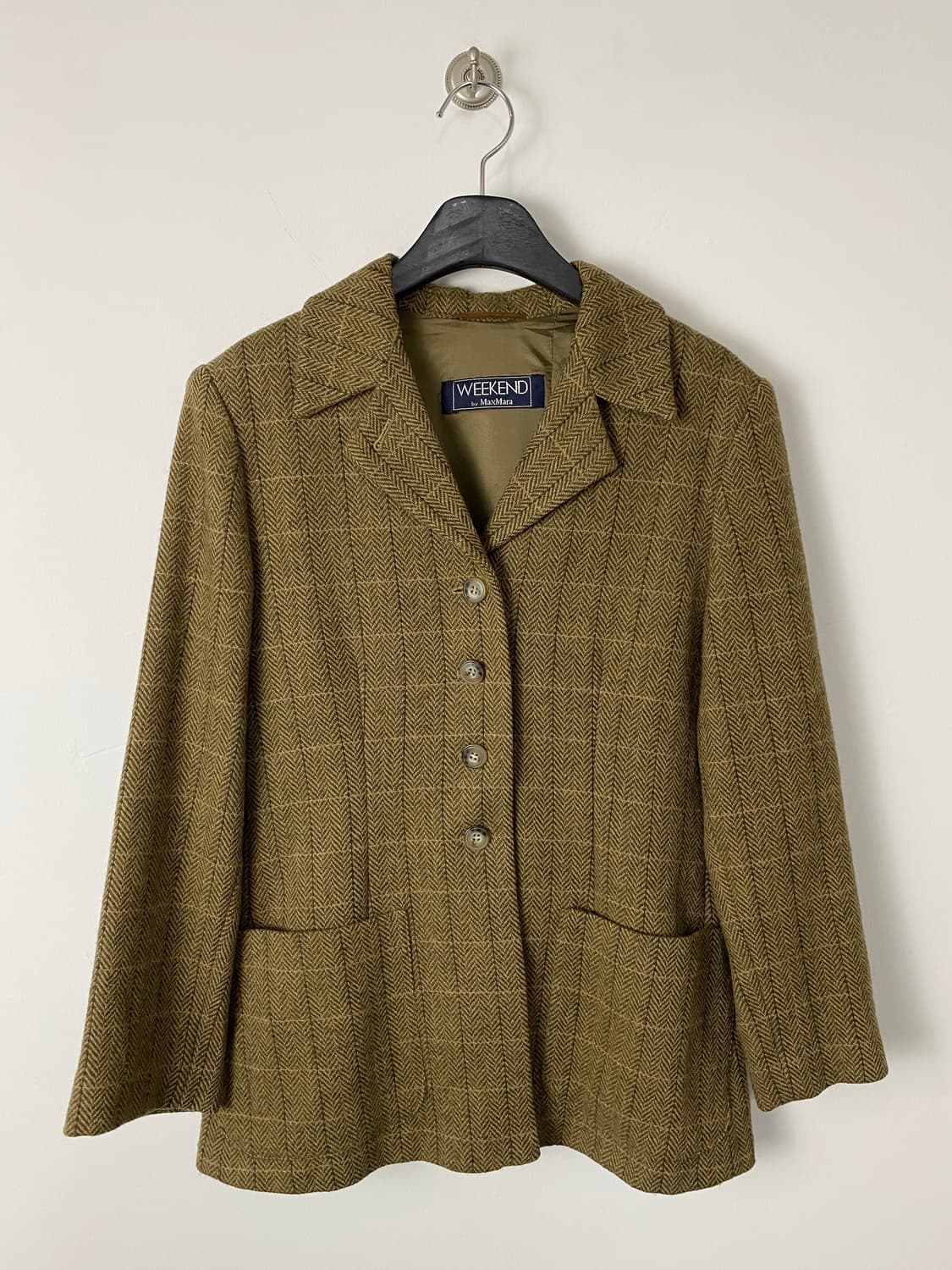 빈티지 MAX MARA WEEKEND LINE 트위드 울 자켓 상품이미지1